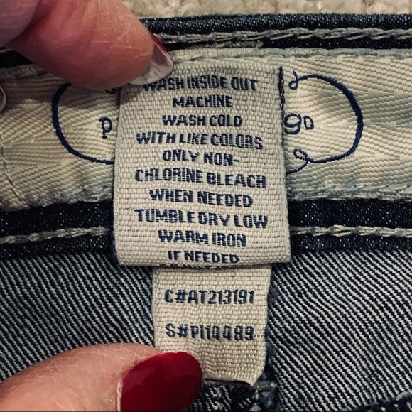 Project‎ Indigo Dark Wash Straight Cuffed Cropped Jeans 9 - Picture 12 of 16